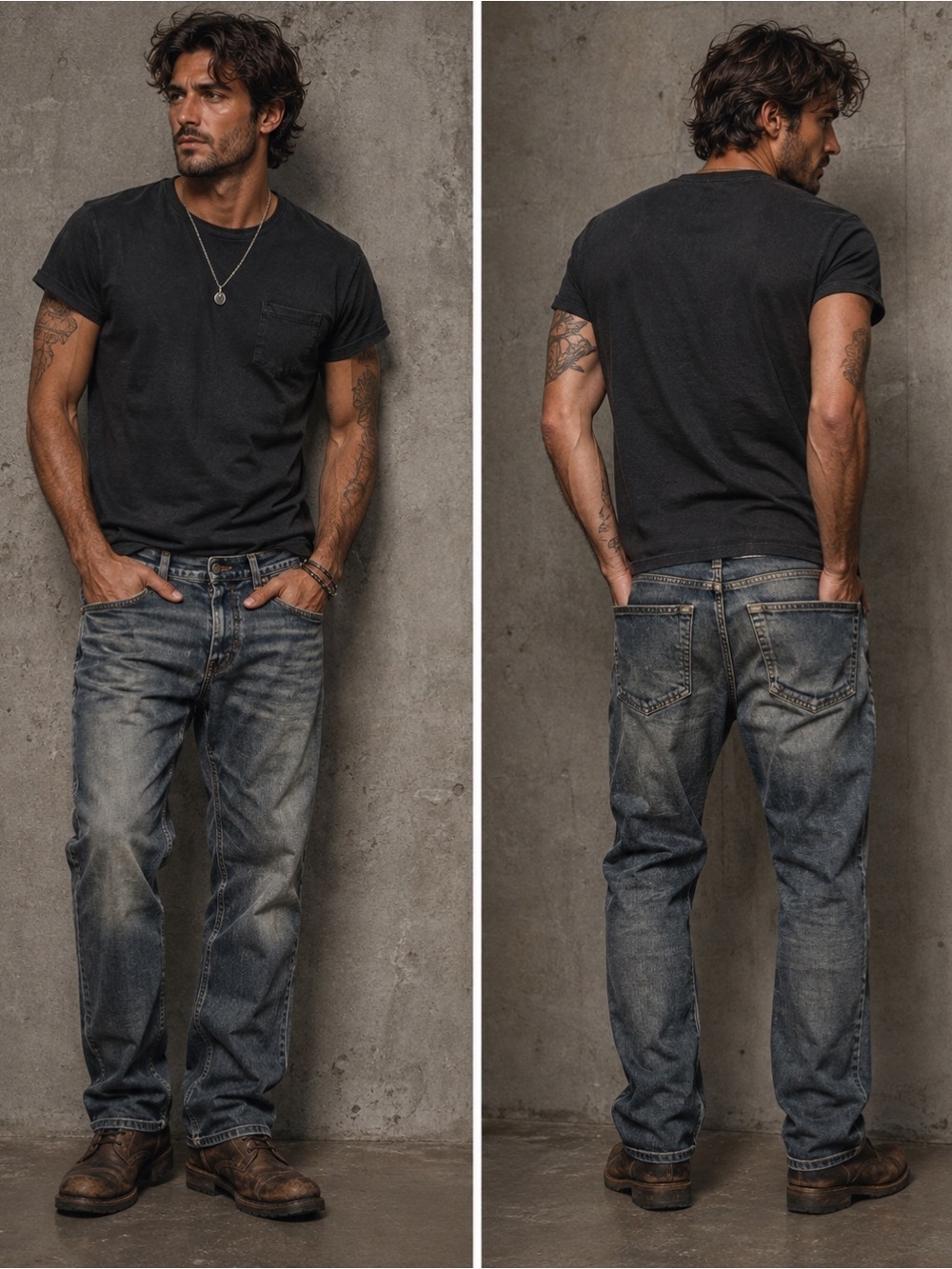 Men's Blue Jeans​​​​​